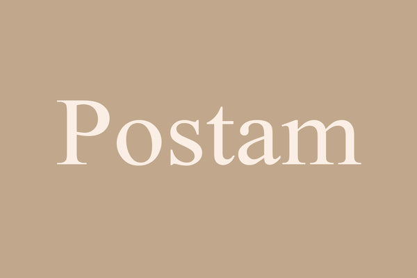 Logo Schriftzug POSTAM – Hersteller islamischer Poster